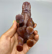 12CM Ocean Jasper Handcarved Elephant Carving Natural Crystal Home Decoration Gift