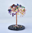 Natural Crystal Stone Chips Tree DIY Wire Wrapping Money Tree Fortune Tree Gift Home Decoration