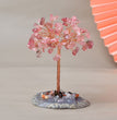 Natural Crystal Stone Chips Tree DIY Wire Wrapping Money Tree Fortune Tree Gift Home Decoration