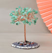 Natural Crystal Stone Chips Tree DIY Wire Wrapping Money Tree Fortune Tree Gift Home Decoration