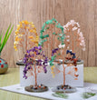 Natural Crystal Stone Chips Tree DIY Wire Wrapping Money Tree Fortune Tree Gift Home Decoration