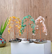 Natural Crystal Stone Chips Tree DIY Wire Wrapping Money Tree Fortune Tree Gift Home Decoration