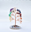 Natural Crystal Stone Chips Tree DIY Wire Wrapping Money Tree Fortune Tree Gift Home Decoration