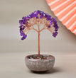 Natural Crystal Stone Chips Tree DIY Wire Wrapping Money Tree Fortune Tree Gift Home Decoration