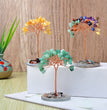 Natural Crystal Stone Chips Tree DIY Wire Wrapping Money Tree Fortune Tree Gift Home Decoration