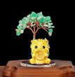 Money Lion Natural Crystal Stone Chips Tree DIY Wire Wrapping Money Tree Fortune Tree Gift Home Decoration