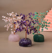 Natural Crystal Stone Chips Tree DIY Wire Wrapping Money Tree Fortune Tree Gift Home Decoration