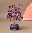 Natural Crystal Stone Chips Tree DIY Wire Wrapping Money Tree Fortune Tree Gift Home Decoration