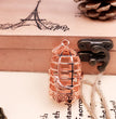 Bird Cage Metal Sphere Holder Necklace Perfume Pendant Sweater Chain