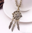 Bird Cage Metal Sphere Holder Necklace Perfume Pendant Sweater Chain