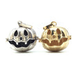 Pumpkin Lantern Metal Sphere Holder Necklace Perfume Pendant Sweater Chain