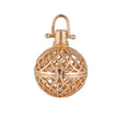 Net Metal Sphere Holder Necklace Perfume Pendant Sweater Chain