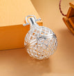 Net Metal Sphere Holder Necklace Perfume Pendant Sweater Chain