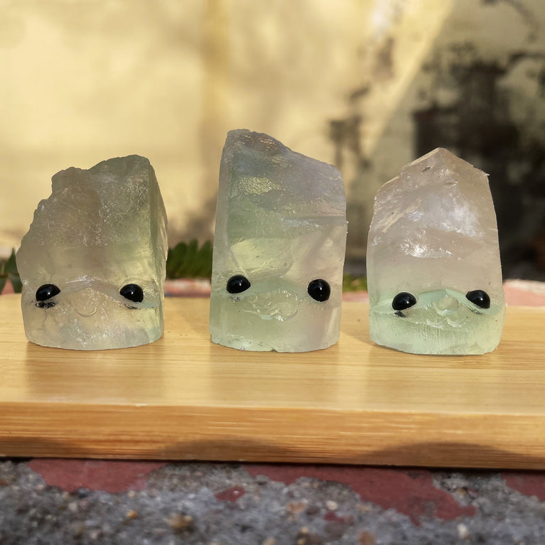 Pet Rocks Natural Crystal Stone Baby Groot Hedgehog Raw Specimen