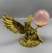 Angel Metal Crystal Sphere Holder Ball Stand Decoration