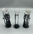 Black Cat Crystal Sphere Holder Ball Stand Decoration