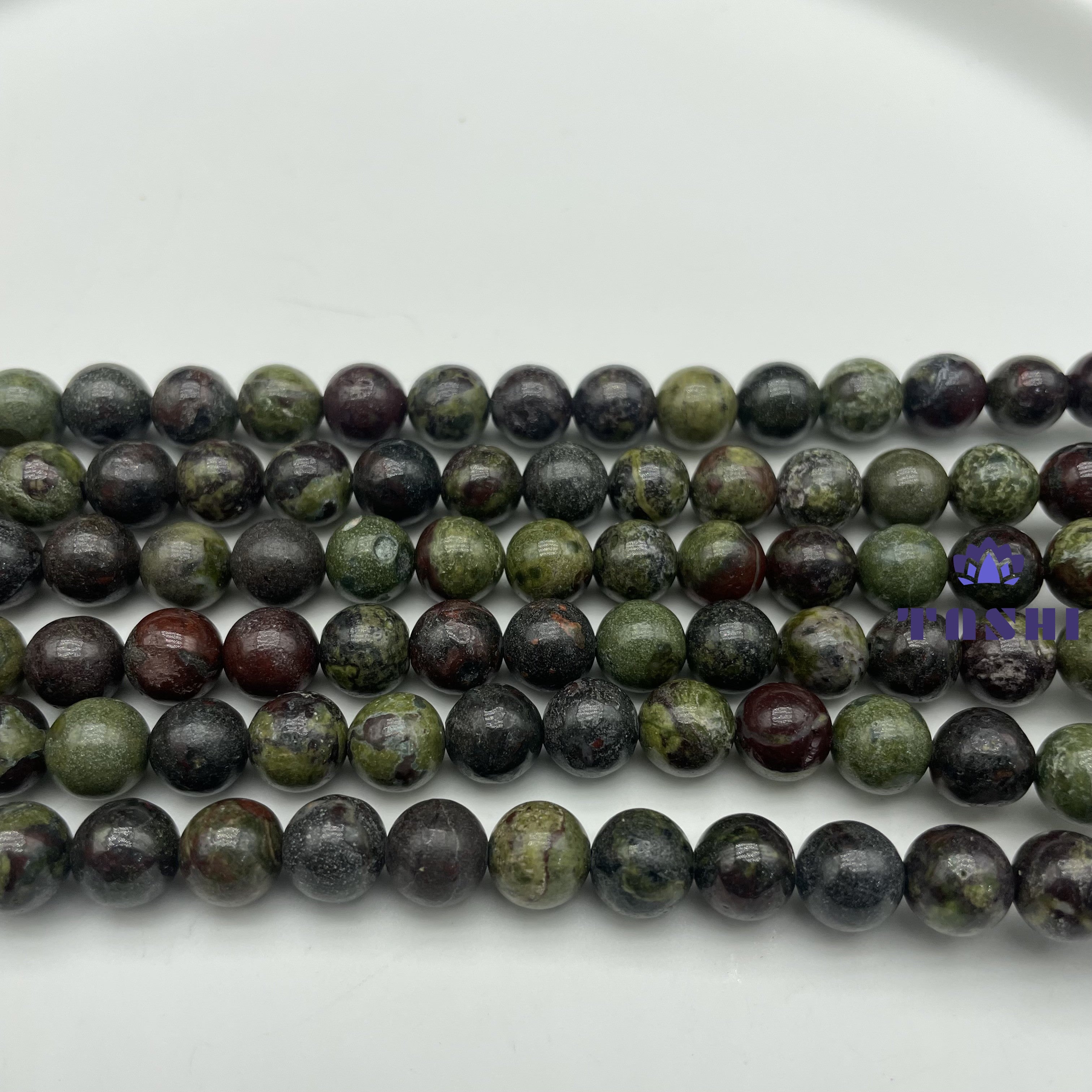 Dragon Blood Stone Beads Strands Loose Beads Jewelry DIY Bracelets