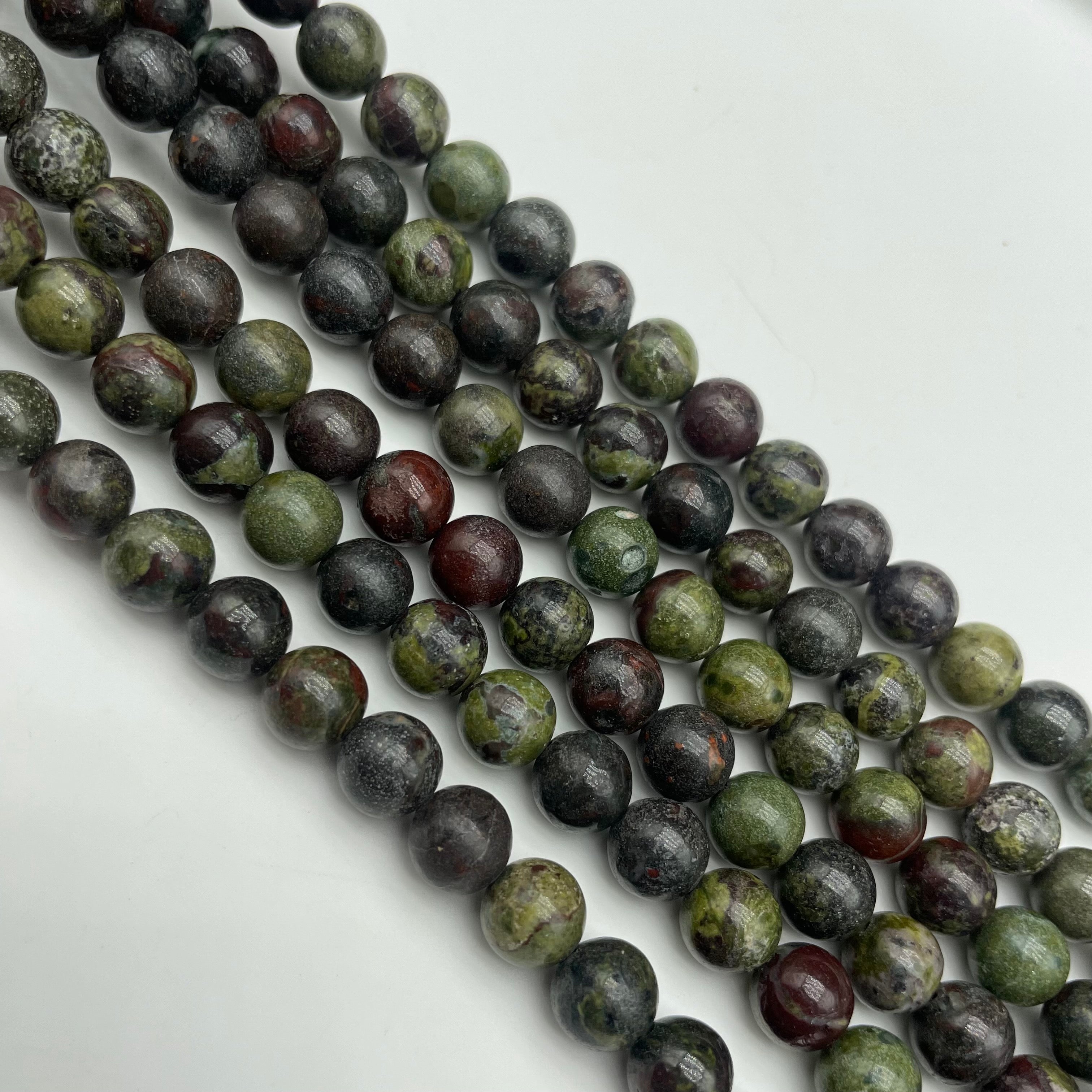 Dragon Blood Stone Beads Strands Loose Beads Jewelry DIY Bracelets
