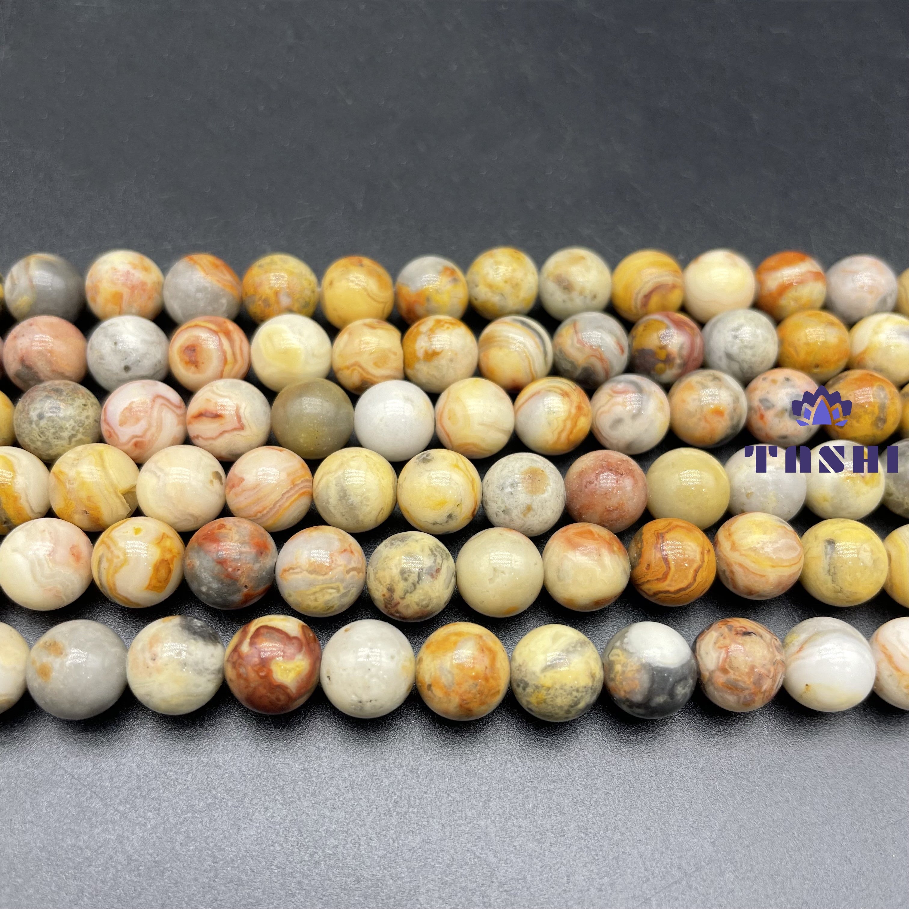 Crazy Agate Beads Strands Loose Beads Jewelry DIY Bracelets