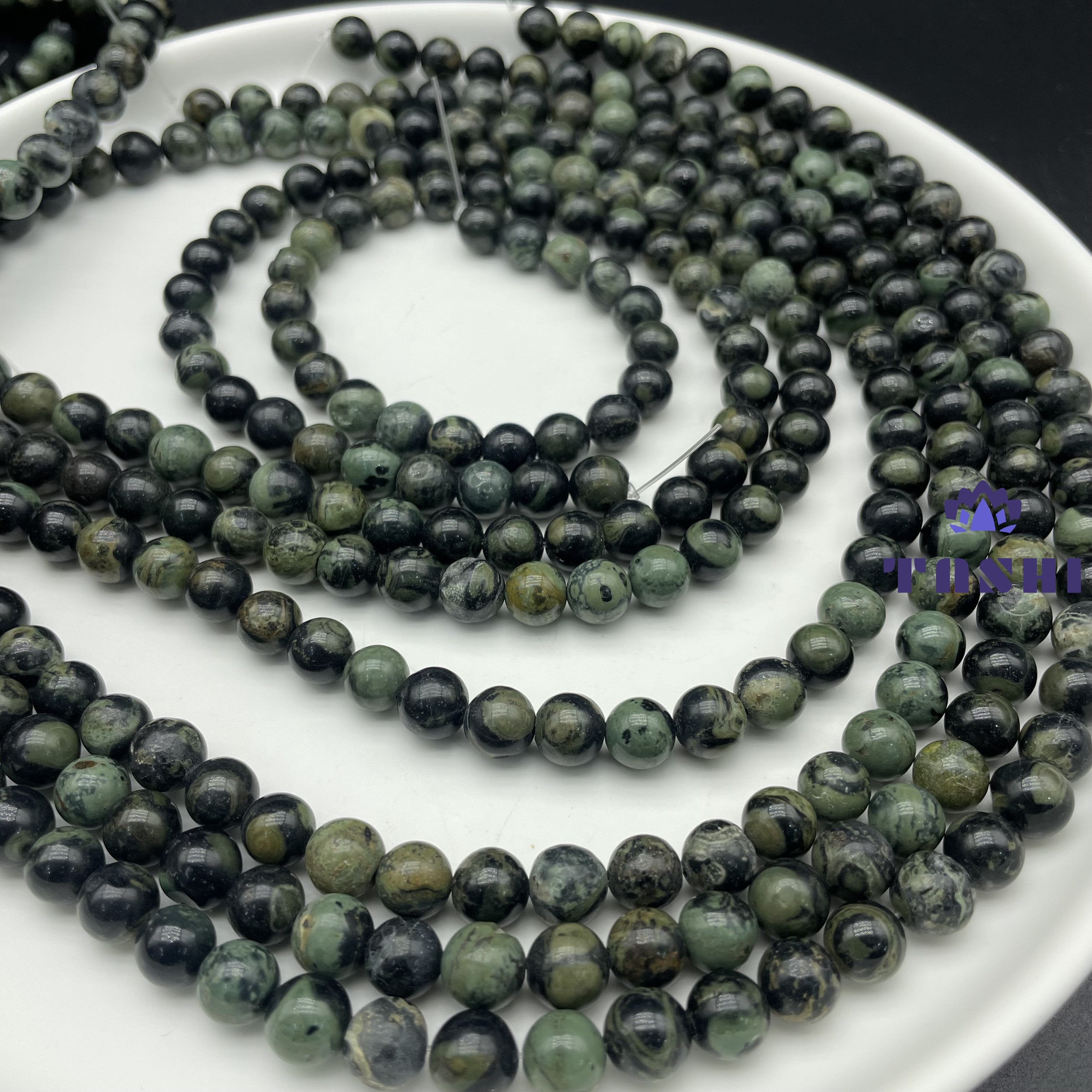 Kambaba Jasper Beads Strands Loose Beads Jewelry DIY Bracelets