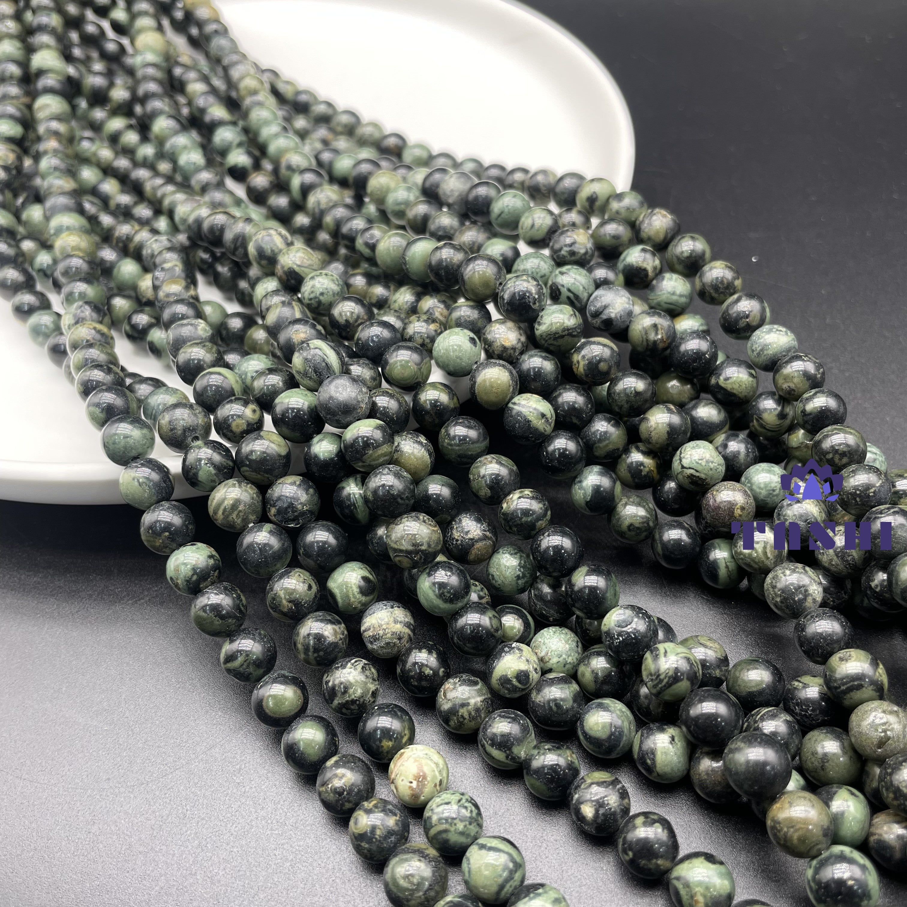 Kambaba Jasper Beads Strands Loose Beads Jewelry DIY Bracelets