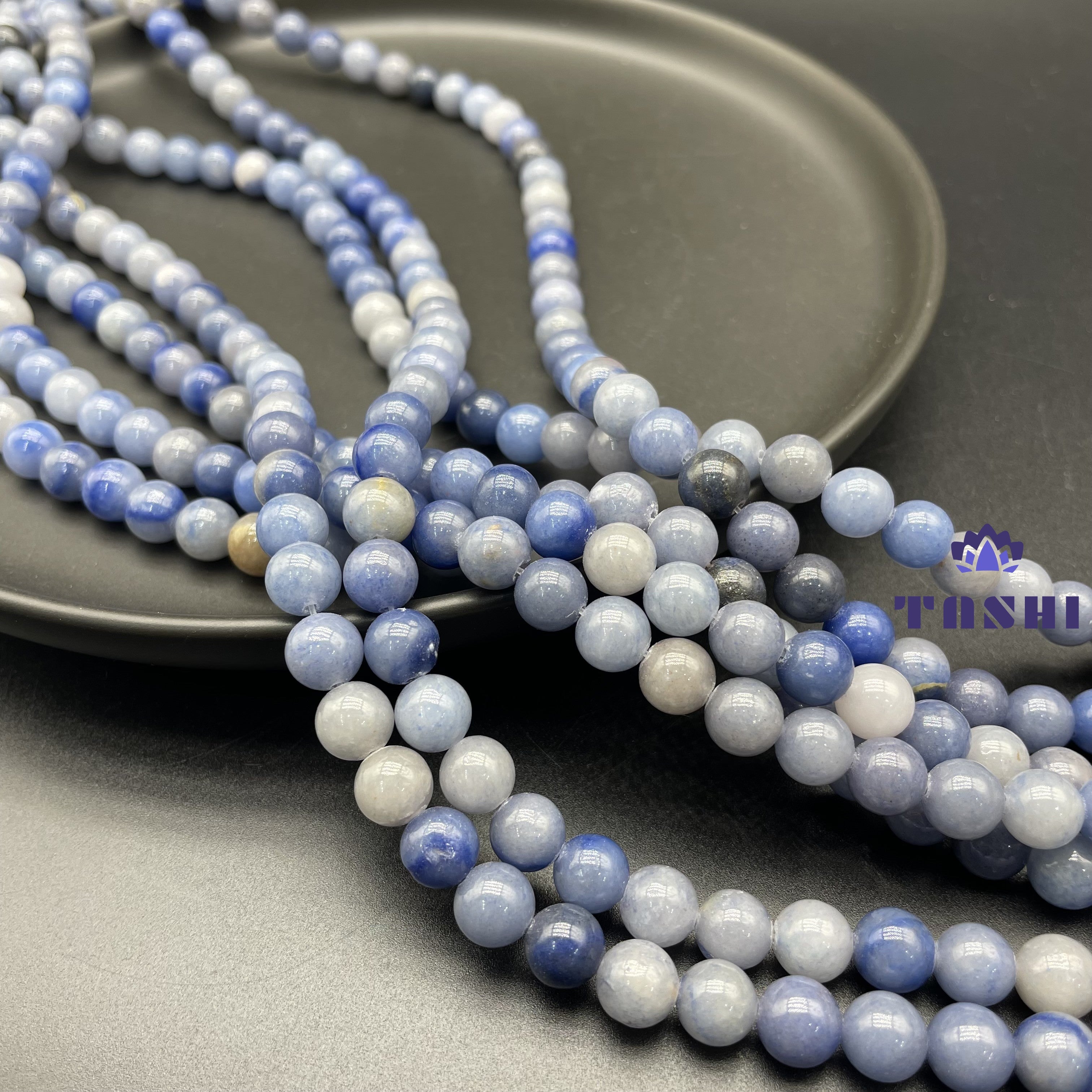 Blue Aventurine Beads Strands Loose Beads Jewelry DIY Bracelets