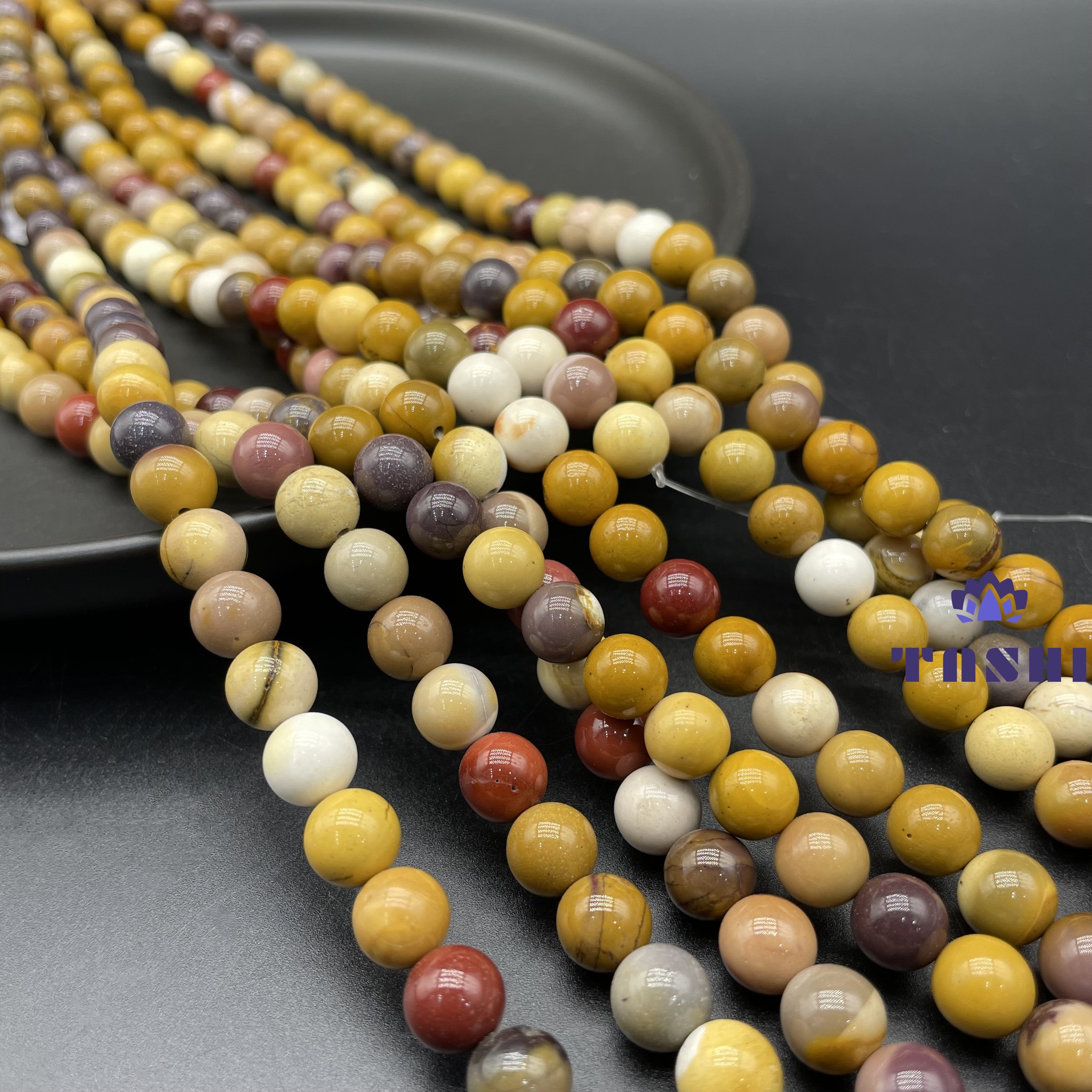 Mookite Beads Strands Loose Beads Jewelry DIY Bracelets