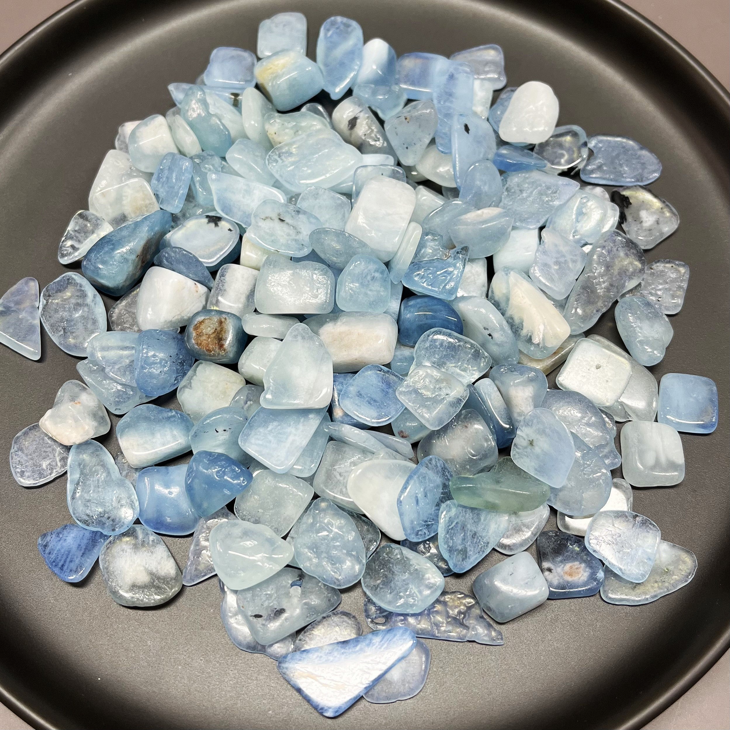 Natural Aquamarine Chips Raw Wholesale