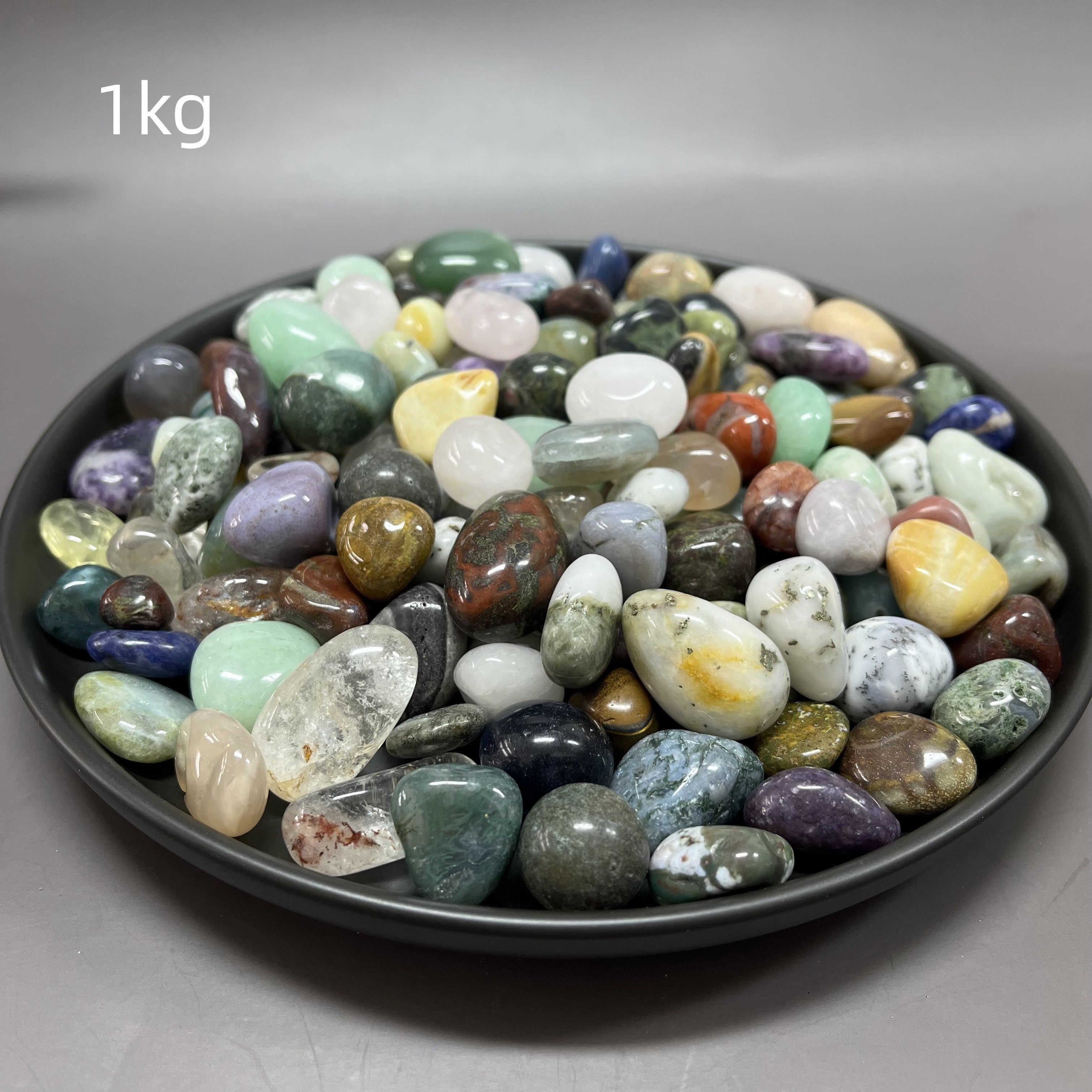 Natural Crystals Stones Mixed Materials Tumbles