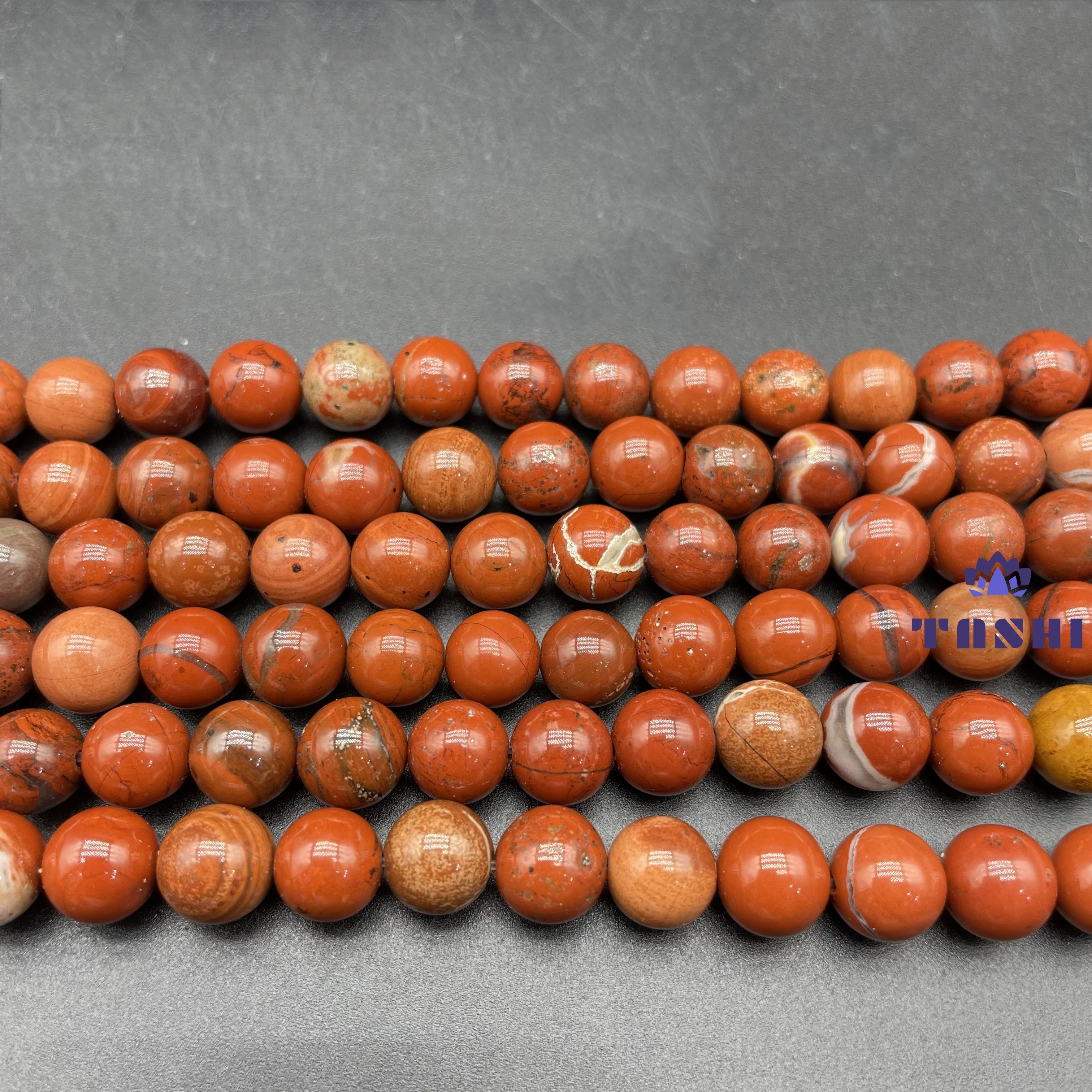 Red Jasper Beads Strands Loose Beads Jewelry DIY Bracelets