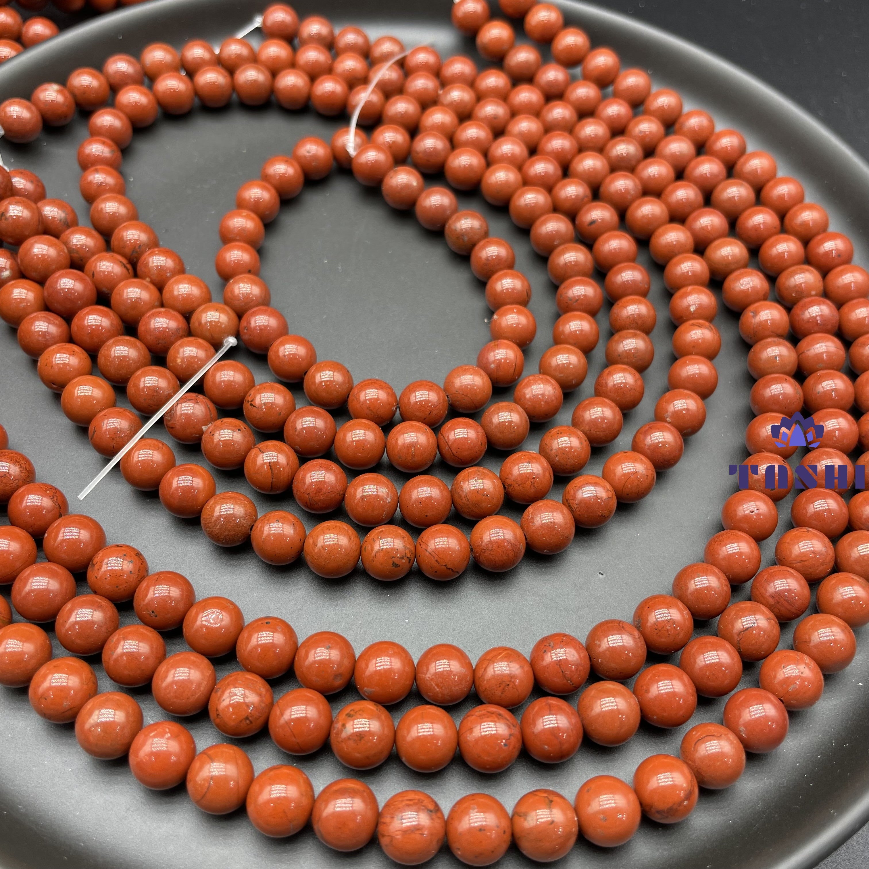 Higher Quality Red Jasper Beads Strands Loose Beads Jewelry DIY Bracelets