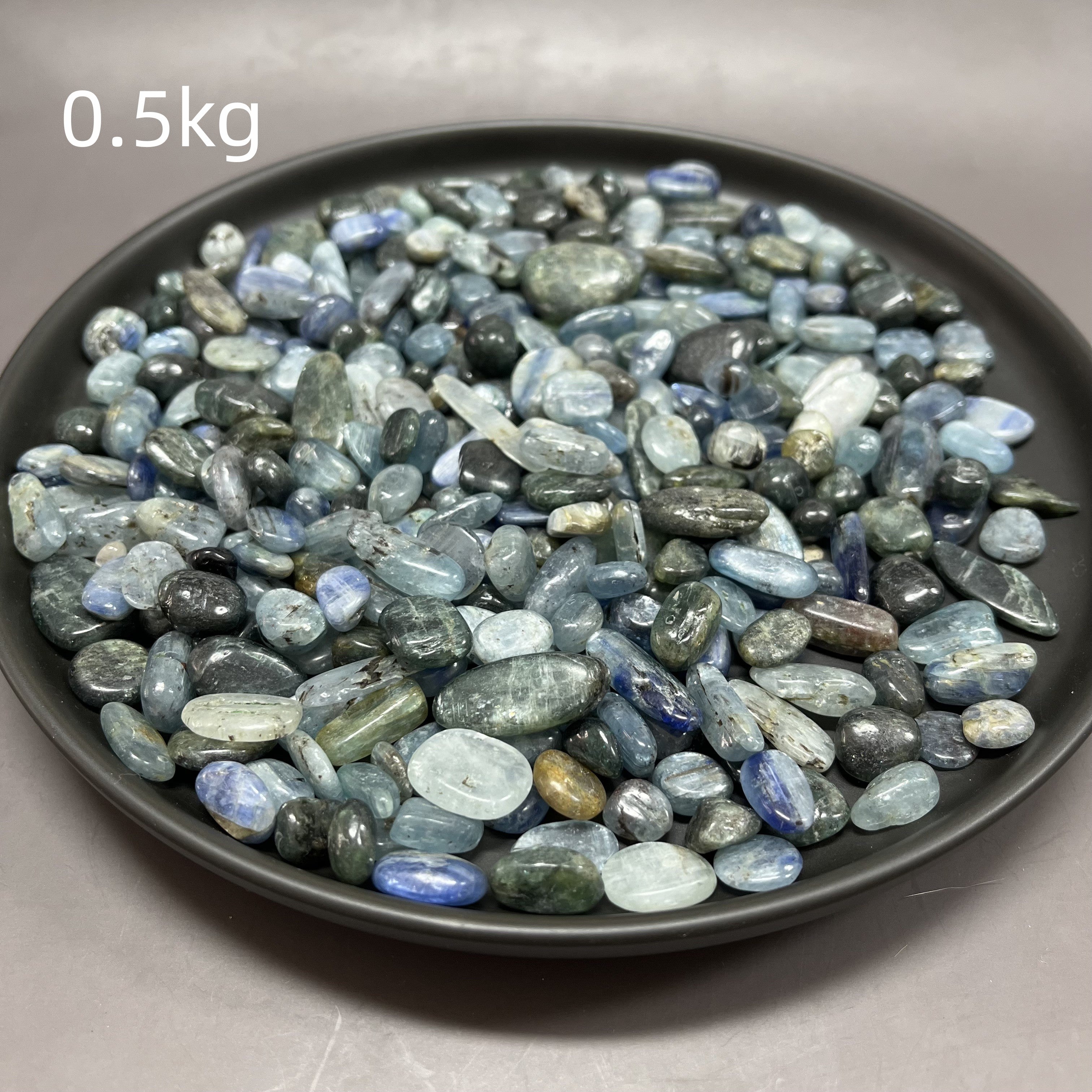 Natural Blue Kynite Pebbles Chips Wholesale