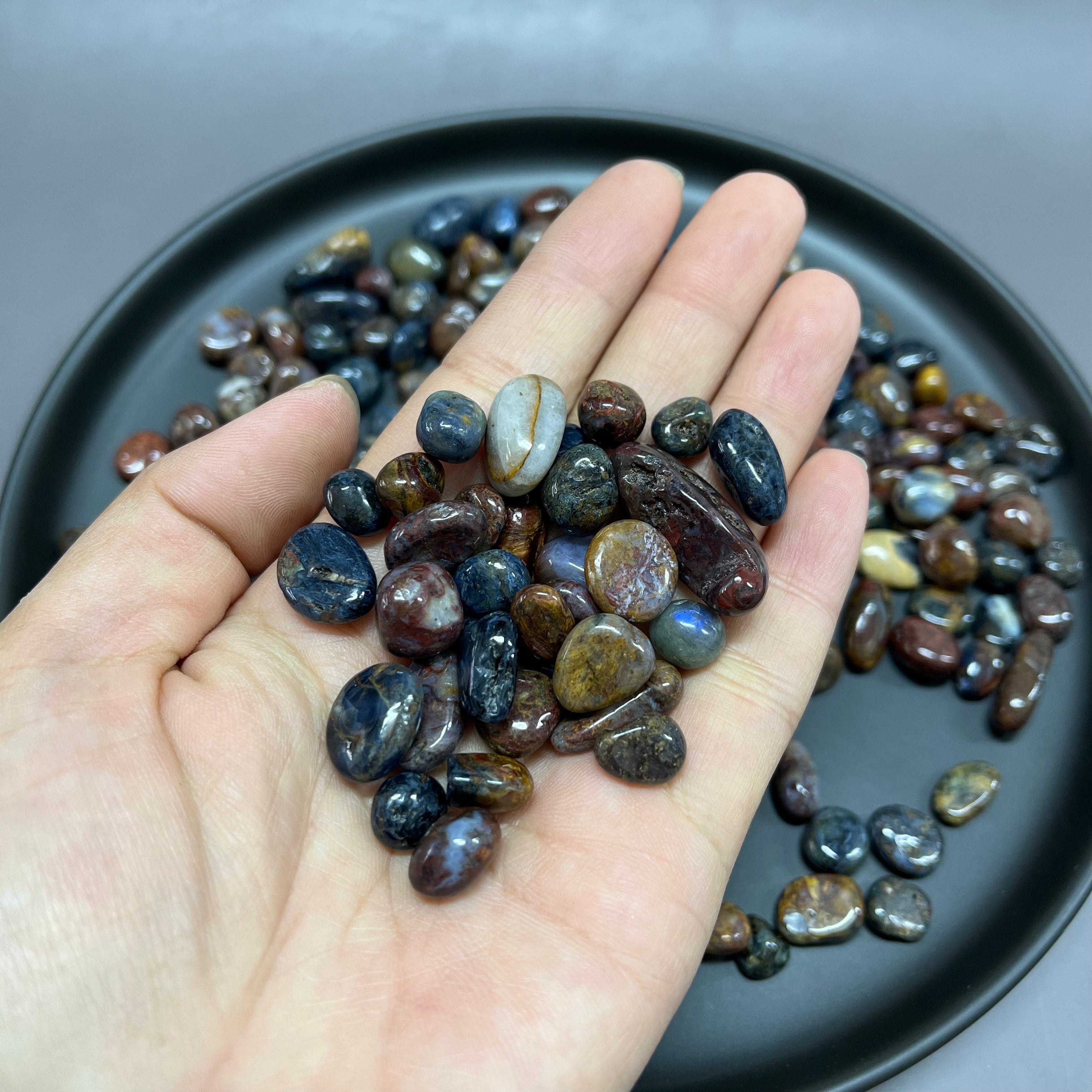 Natural Pitersite Pebbles Chips Wholesale