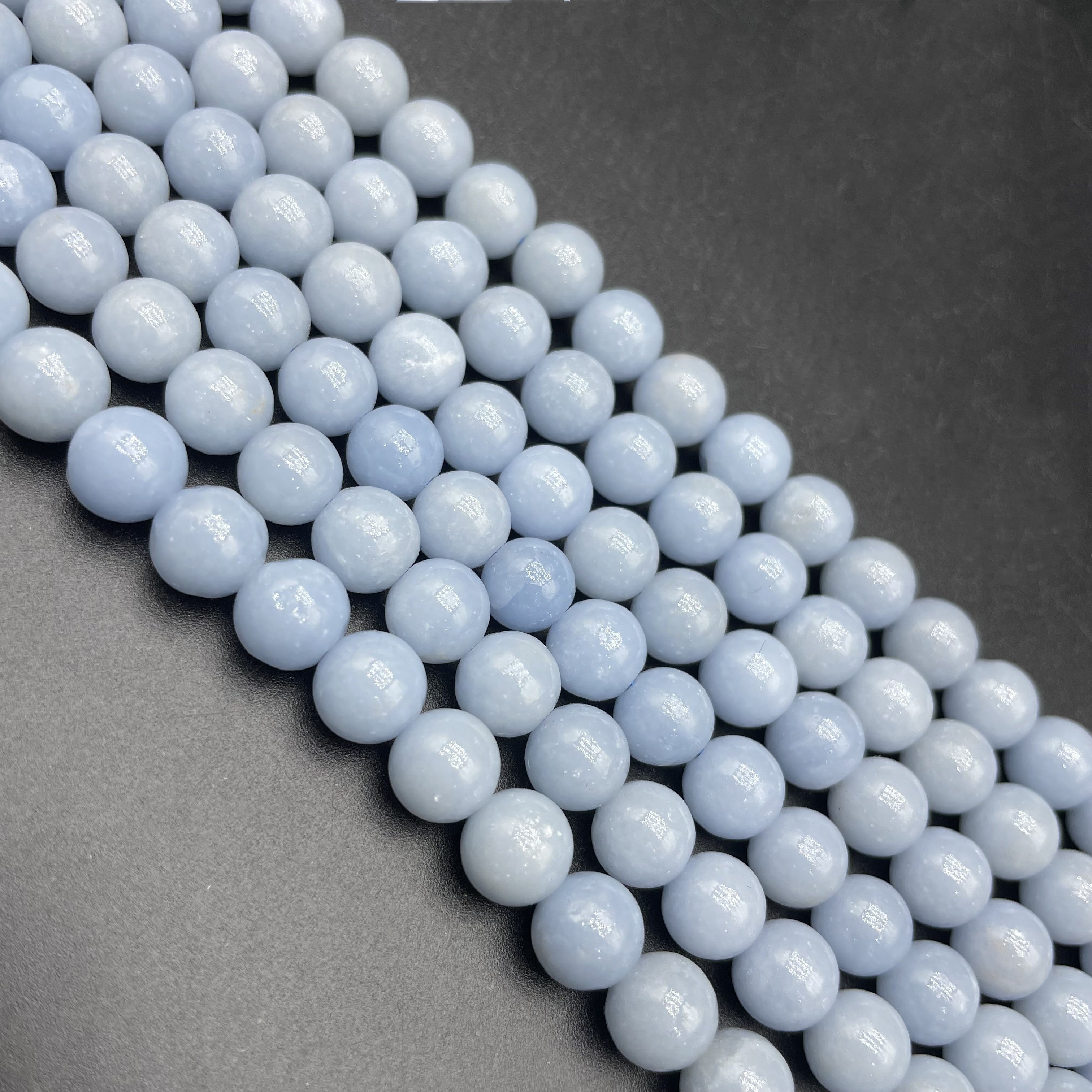 Angelite Beads Strands Loose Beads Jewelry DIY Bracelets