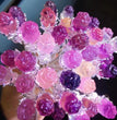 Natural Fluorite Rose Hair Stick Hairpin Flower Bouquet