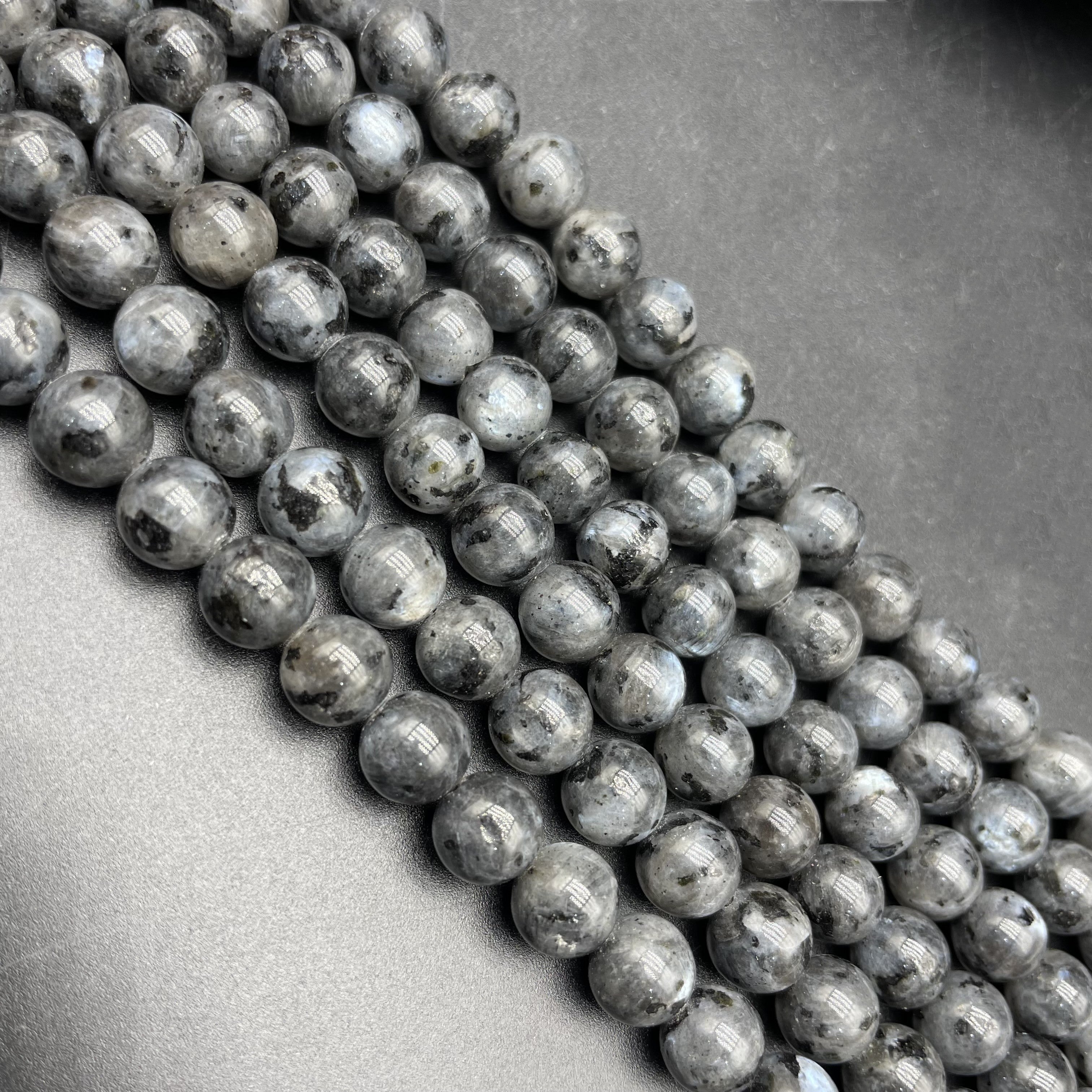 Larvikite  Beads Strands Loose Beads Jewelry DIY Bracelets