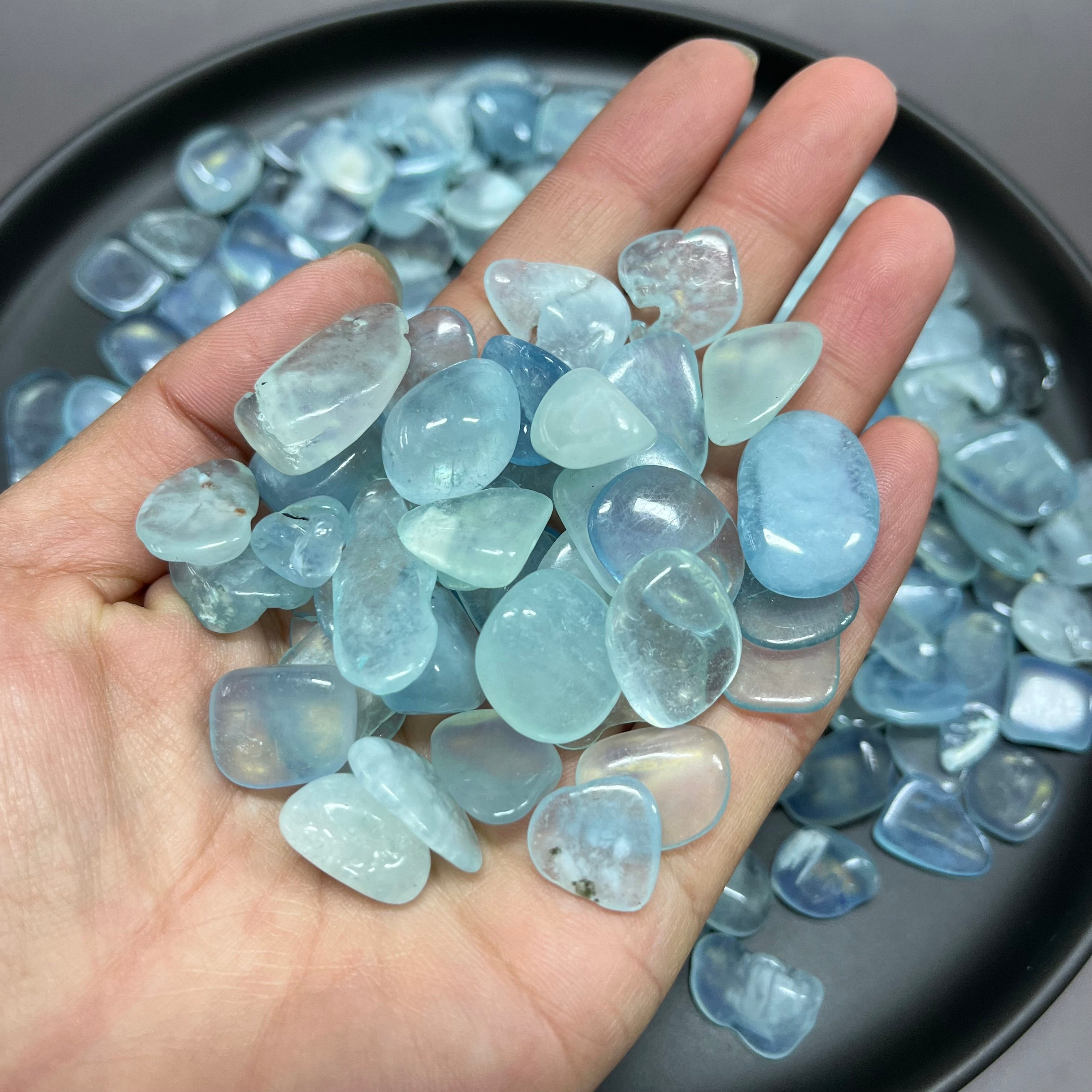 Natural High Quality Aquamarine Chips Raw Wholesale