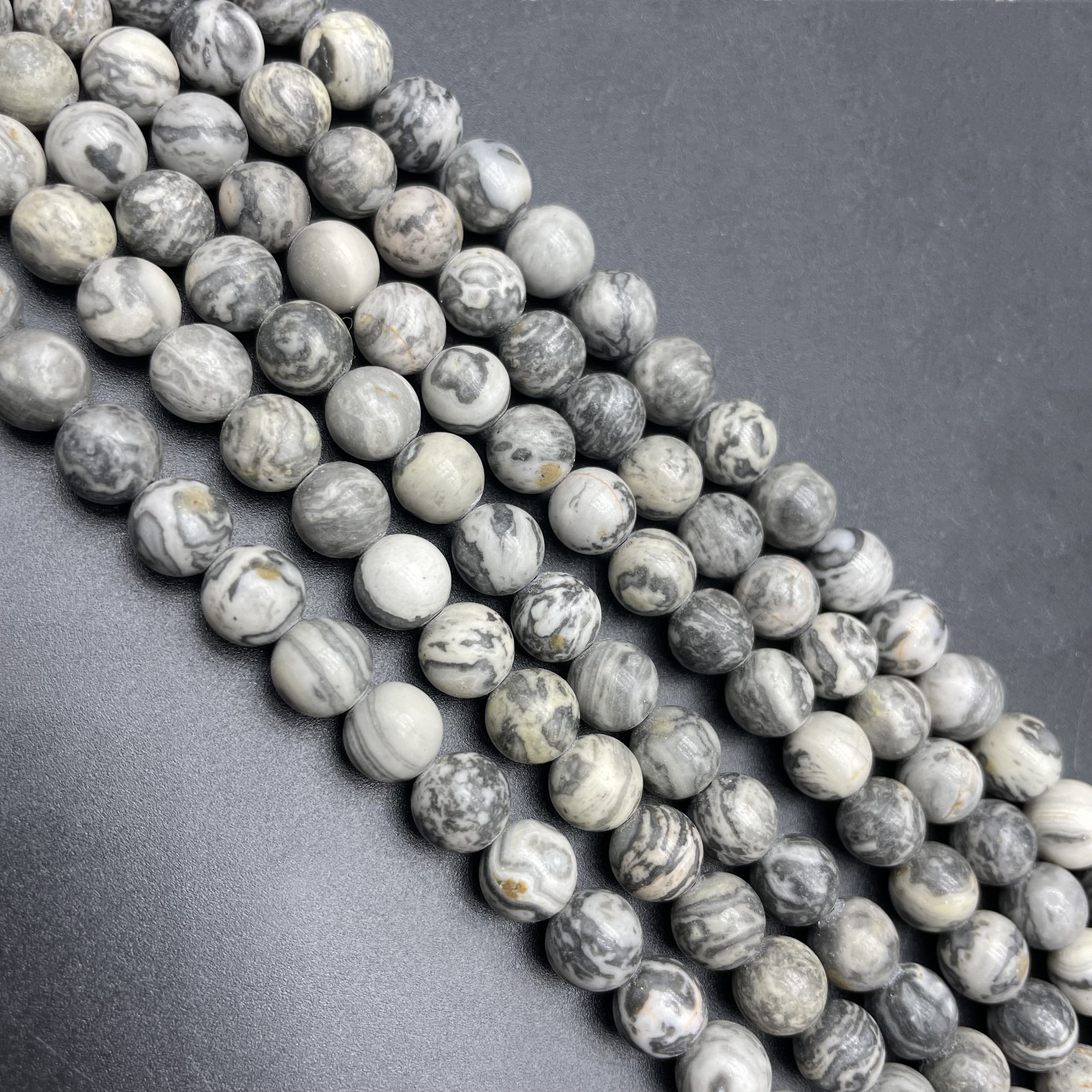 Picasso Jasper Beads Strands Loose Beads Jewelry DIY Bracelets