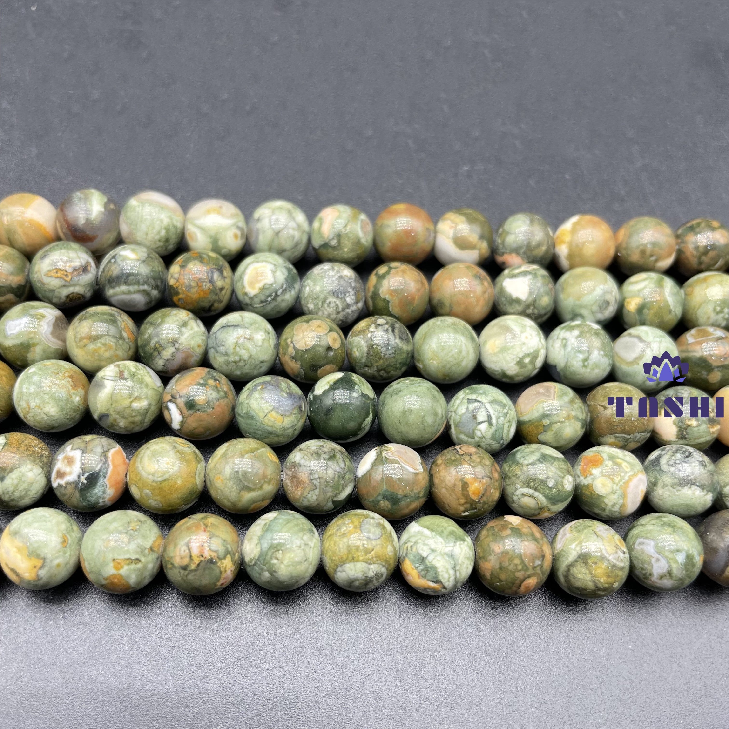 Forest Jasper Beads Strands Loose Beads Jewelry DIY Bracelets
