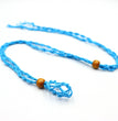 Handmade Knitted Crystal Net Holder Necklace Adjasutable Chord Chain