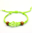 Handmade Knitted Crystal Net Holder Bracelet Adjustable Chord Chain