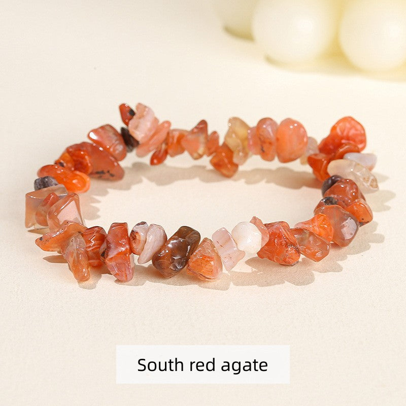 Natural Crystal Stone Chips Bracelets Healing Bracelet