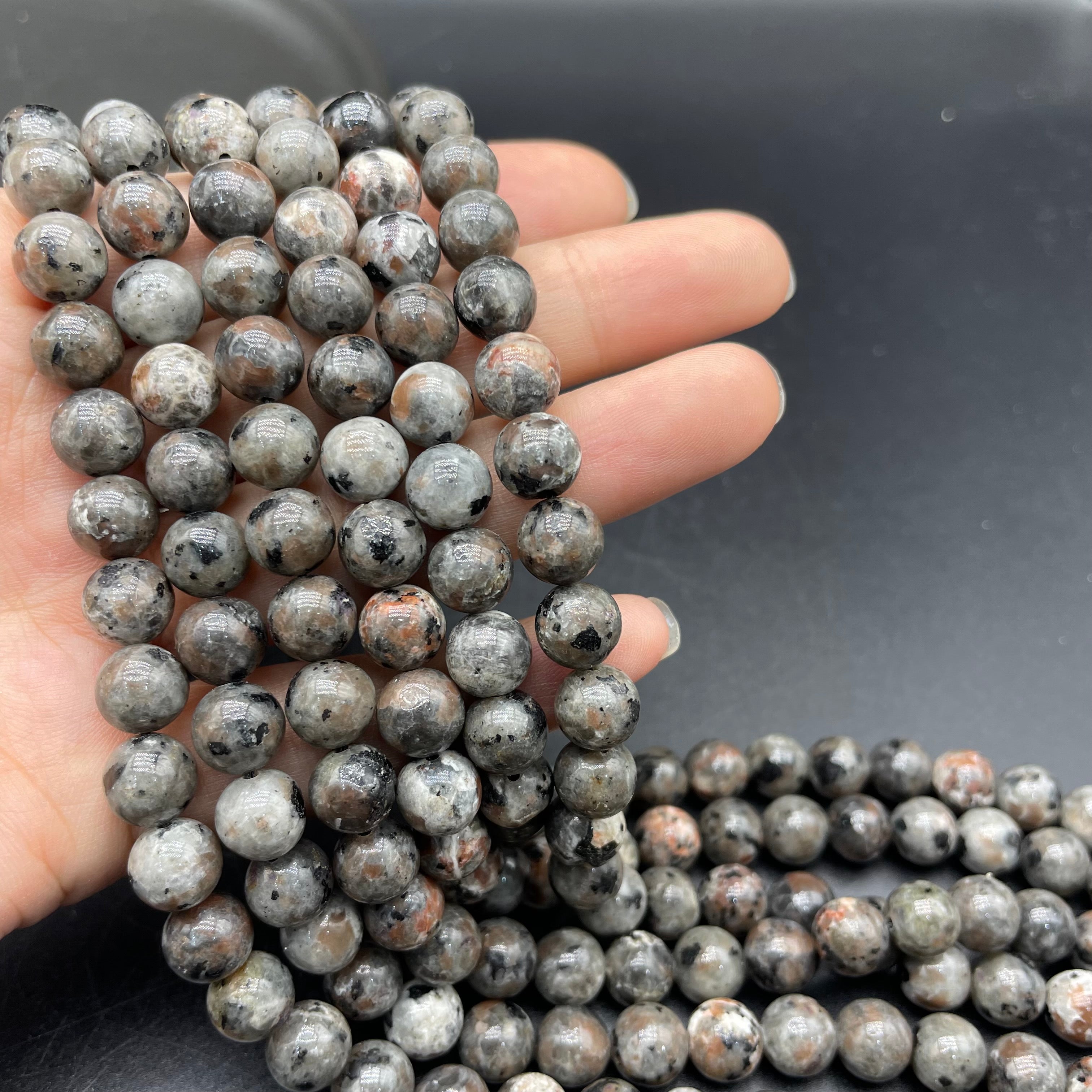 Yooperlite Beads Strands Loose Beads Jewelry DIY Bracelets