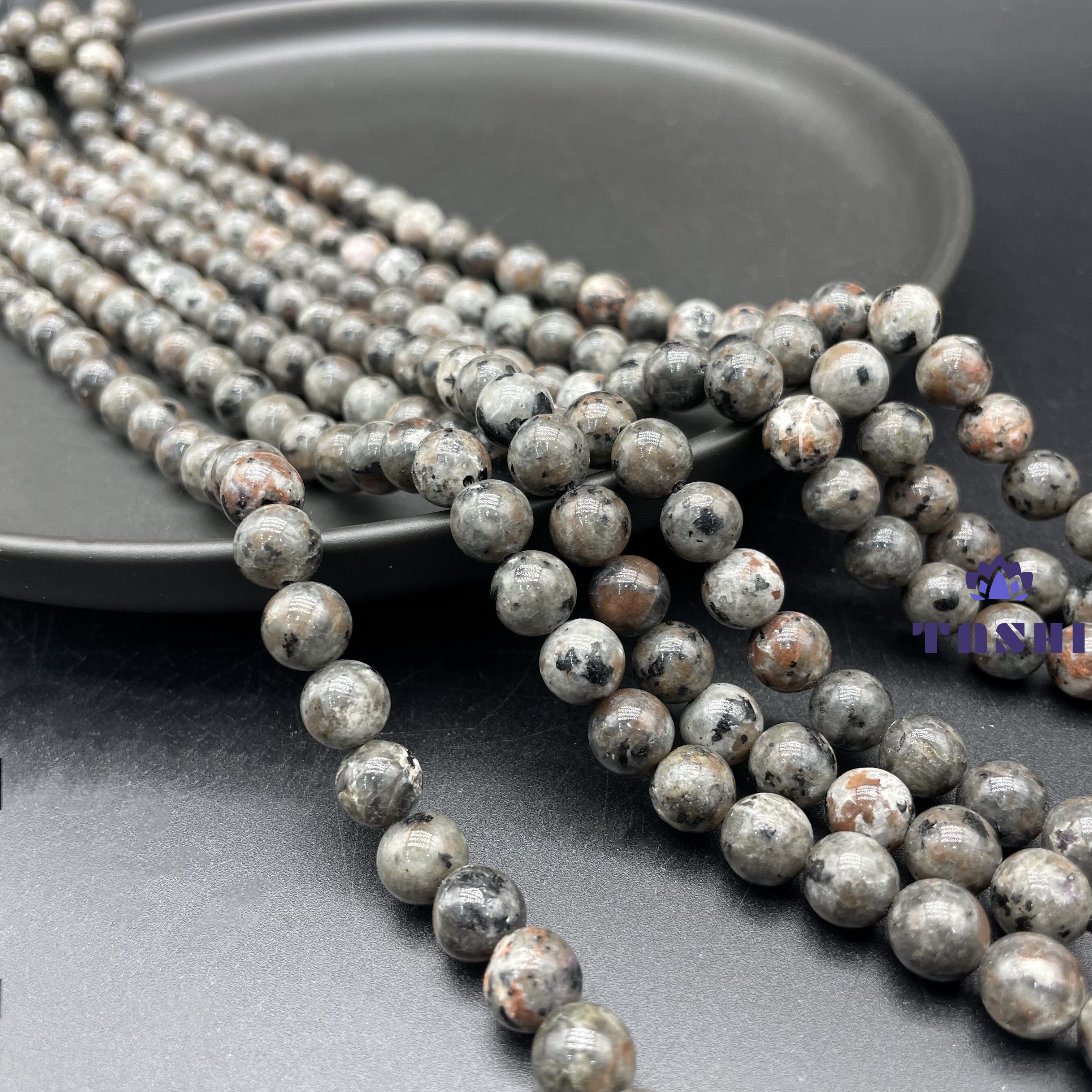 Yooperlite Beads Strands Loose Beads Jewelry DIY Bracelets