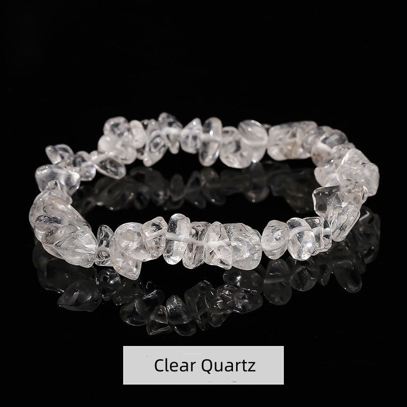 Natural Crystal Stone Chips Bracelets Healing Bracelet