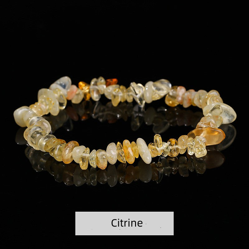 Natural Crystal Stone Chips Bracelets Healing Bracelet