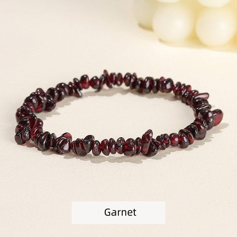 Natural Crystal Stone Chips Bracelets Healing Bracelet