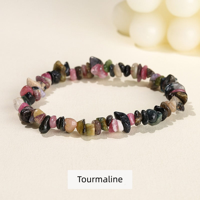 Natural Crystal Stone Chips Bracelets Healing Bracelet