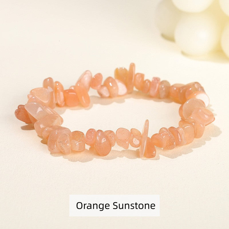 Natural Crystal Stone Chips Bracelets Healing Bracelet