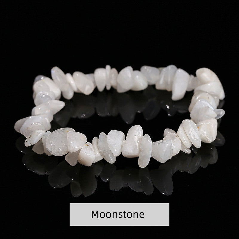Natural Crystal Stone Chips Bracelets Healing Bracelet